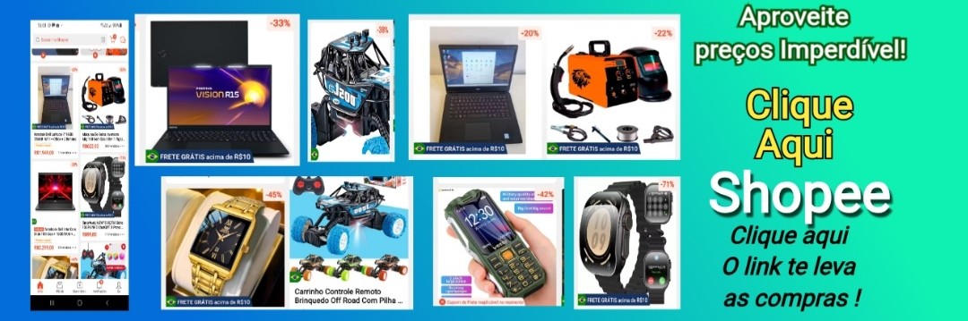 Aproveite as ofertas da Chopee, clique no banner e aproveite!!!